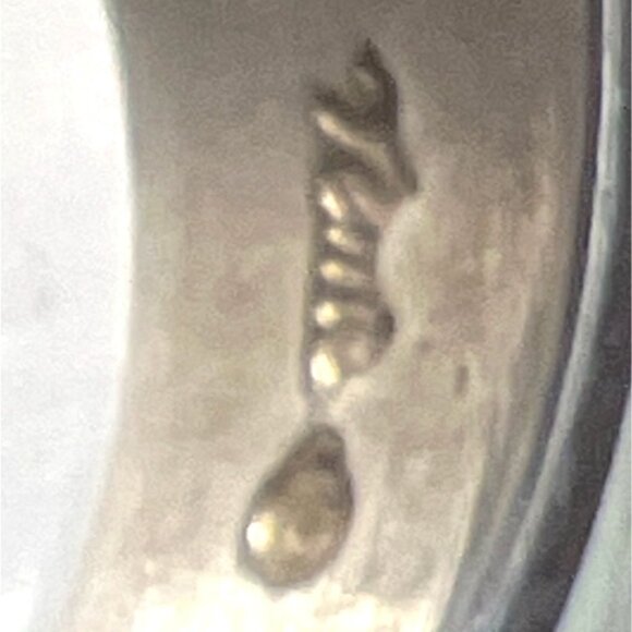 Southwest Sterling Silver Ring 9.5 Inlay Turquoise Lapis MOP Coral Mosaic Signed - Picture 11 of 11